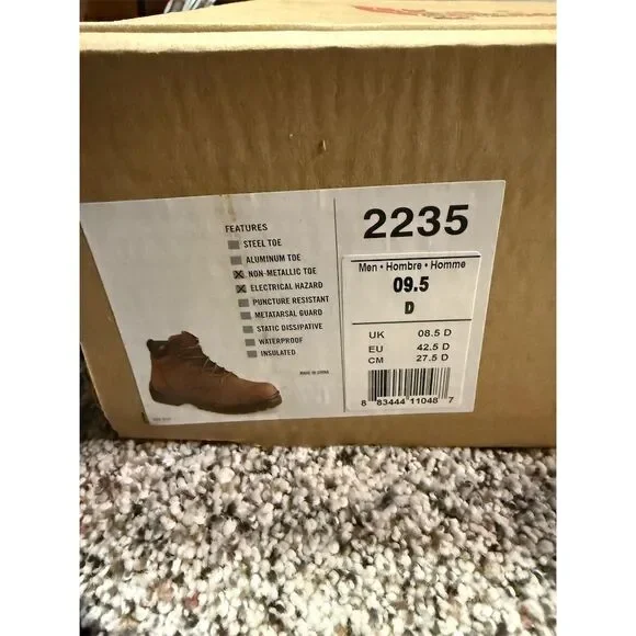 Red Wing Men's King Toe Work Boots Brown Steel Toe Size 9.5 Waterproof - Picture 2 of 11